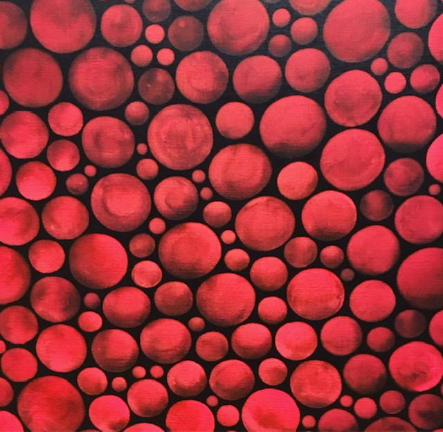 Red Dots Painting - Kusama