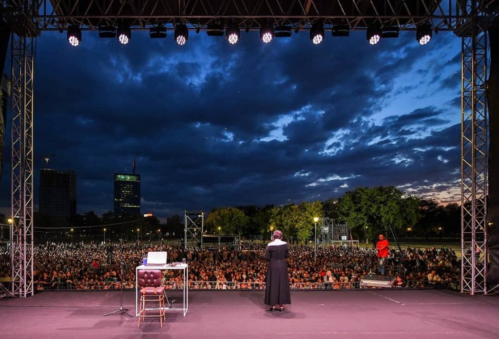 Marina Abramovic in Belgrade