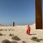 Richard Serra Qatar East-West/West-East with Tijana Kalita Dress