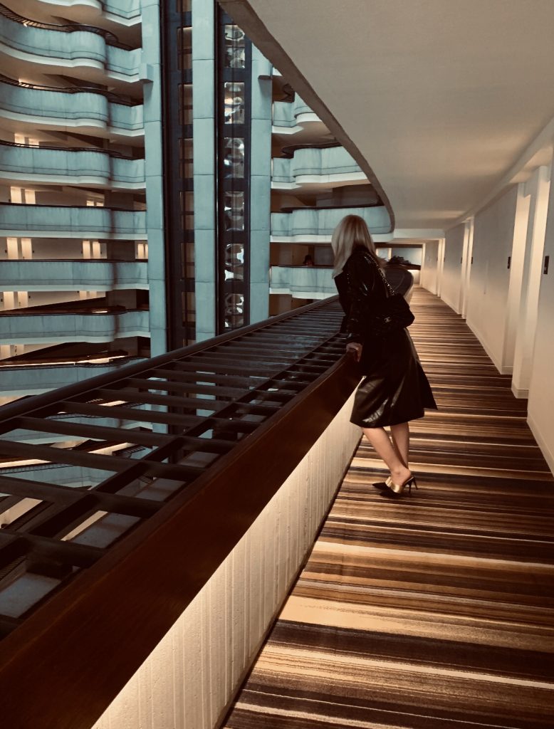 Tijana at Portman’s building 