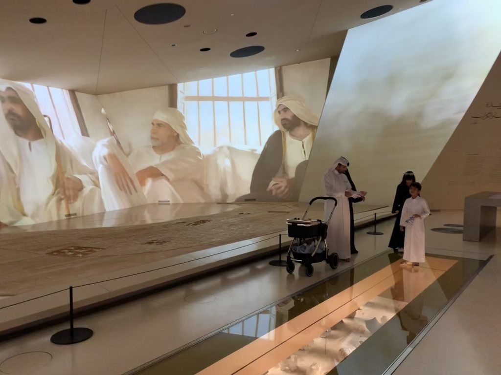 Inside the National Museum of Qatar