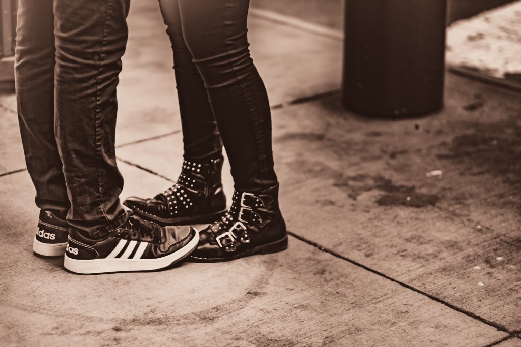 A couple and their shoes, Photo by Petar Pavlov. 