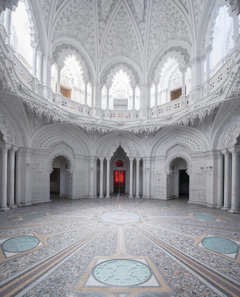 La Sala Bianca. An immaculate white room with incredible details.