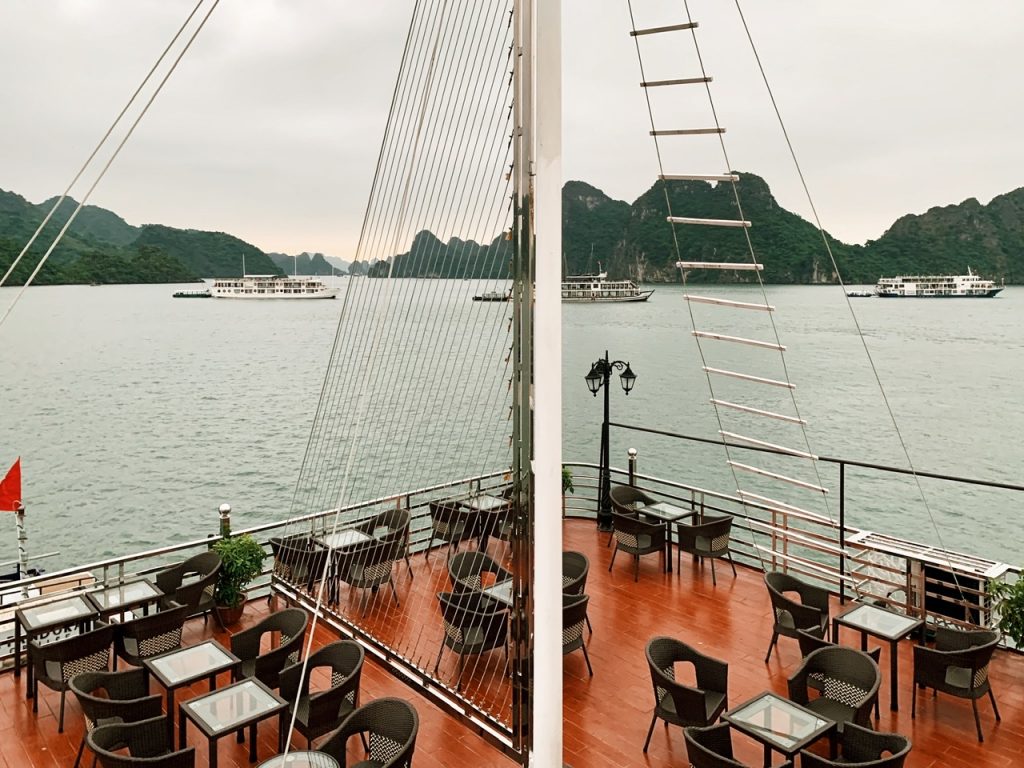 Boats on Halong Bay