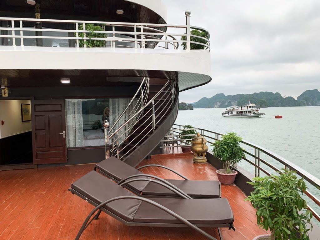 Cruise deck in Vietnam