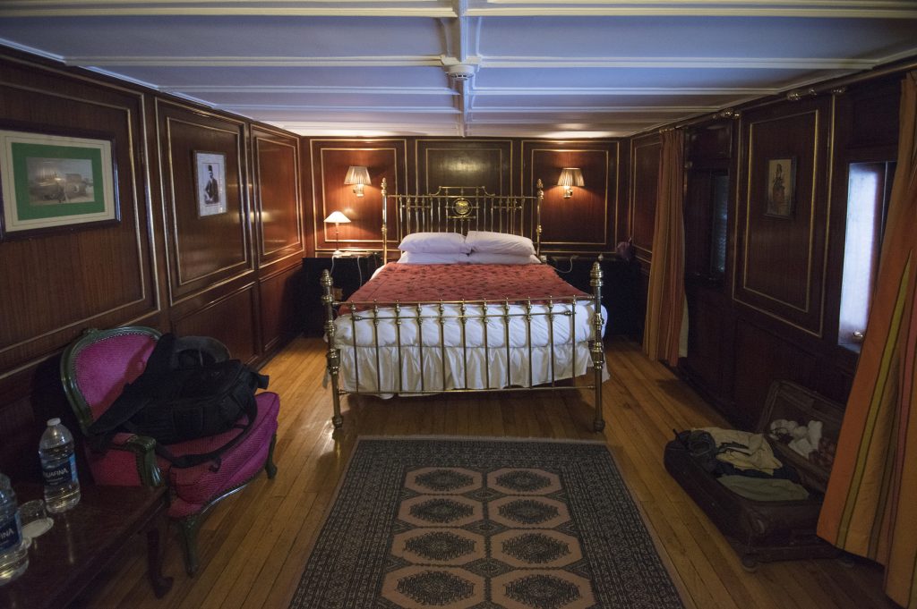 S.S. Sudan - interior of the Mariette Pacha cabin.
