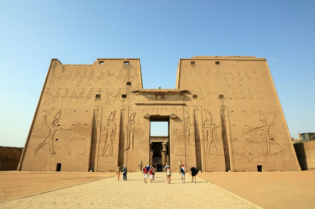 Front of the Temple of Edfu