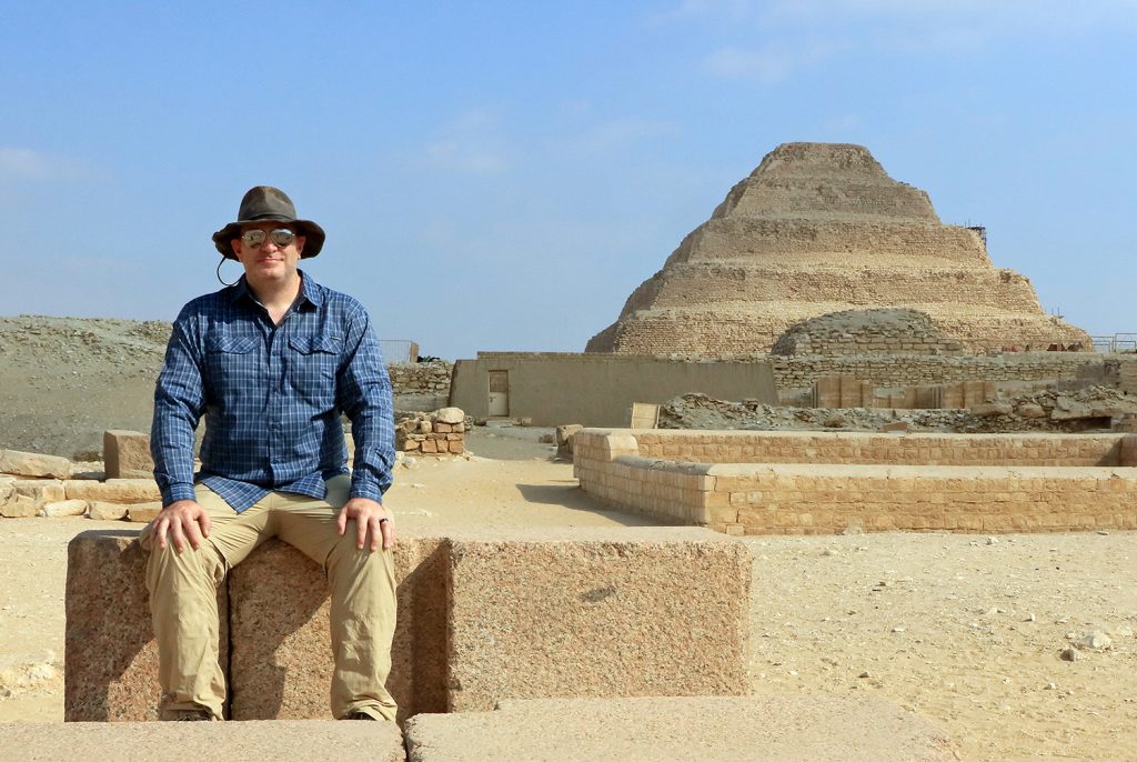 Colin S. Johnson in Egypt.