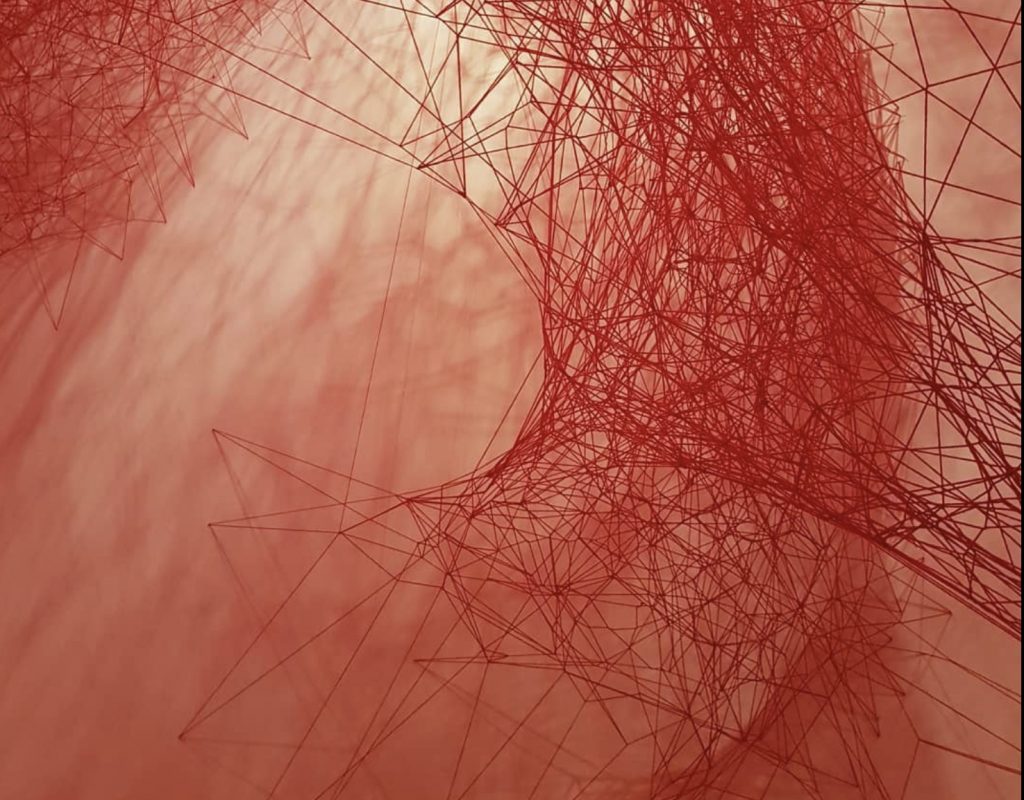 Chiharu Shiota detail
