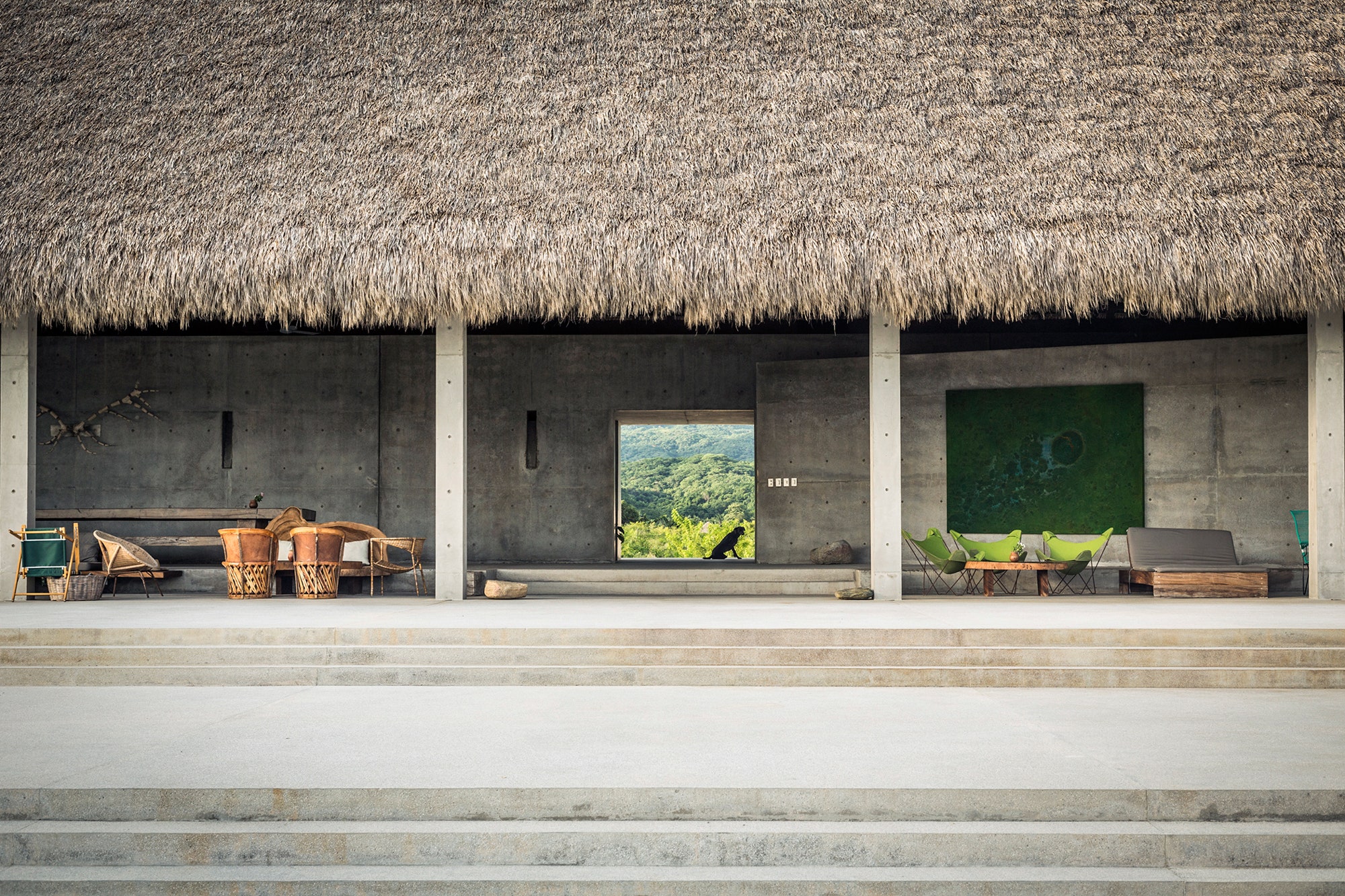 The exterior of Casa Wabi