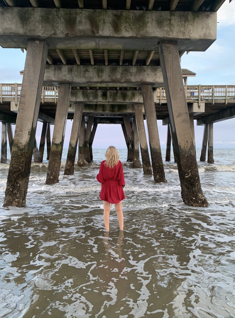 Under Tybee Island Pier