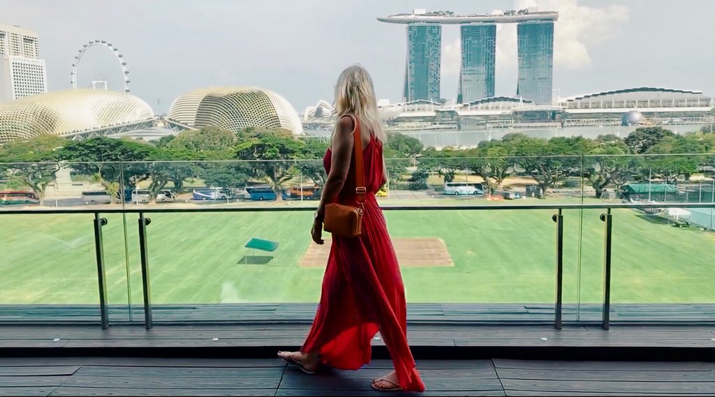 Tijana in Singapore.