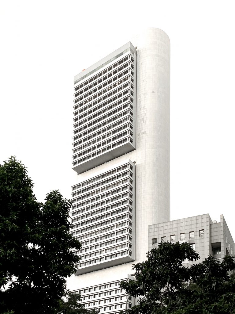 OCBC Centre architecture by I.M Pei