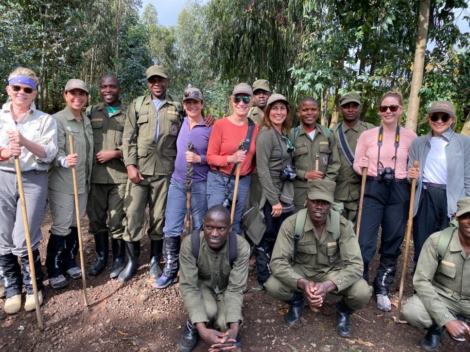 Trackers and porters in Rwanda