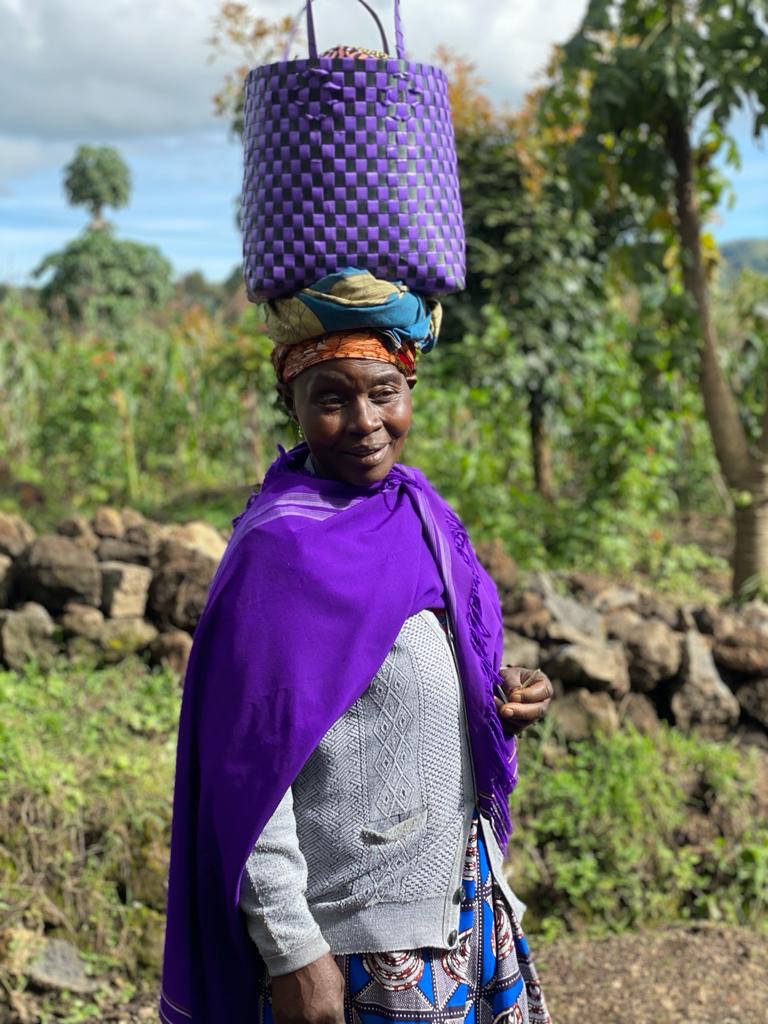 Stunning Rwandan woman in traditional garb