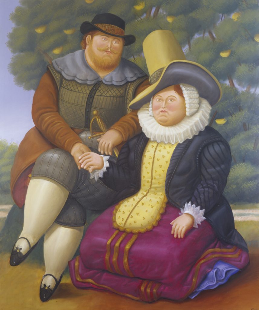 Rubens and his wife by Botero