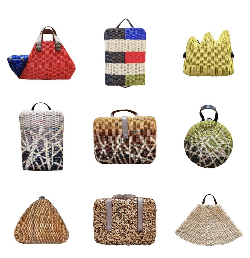 Manila design - woven bags by Rita Nazareno