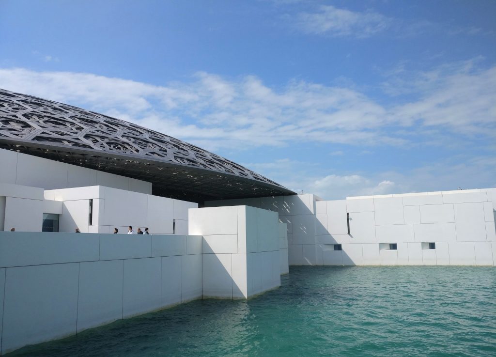 Louvre Abu Dhabi outside