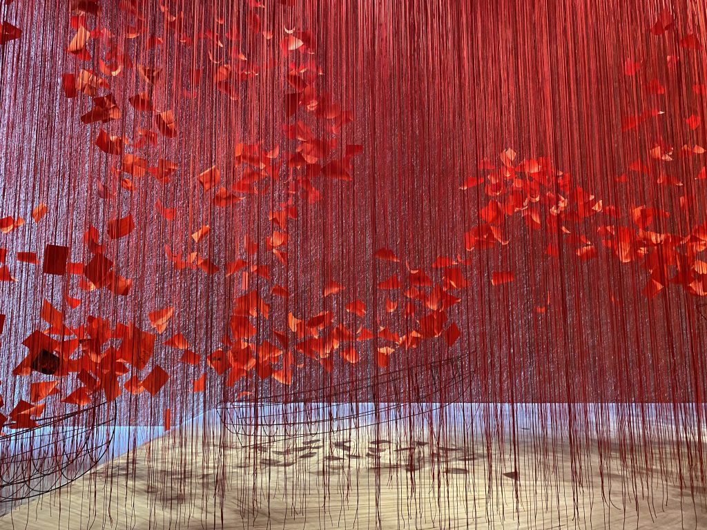 Chiharu Shiota "I Hope" Exhibition in Berlin.