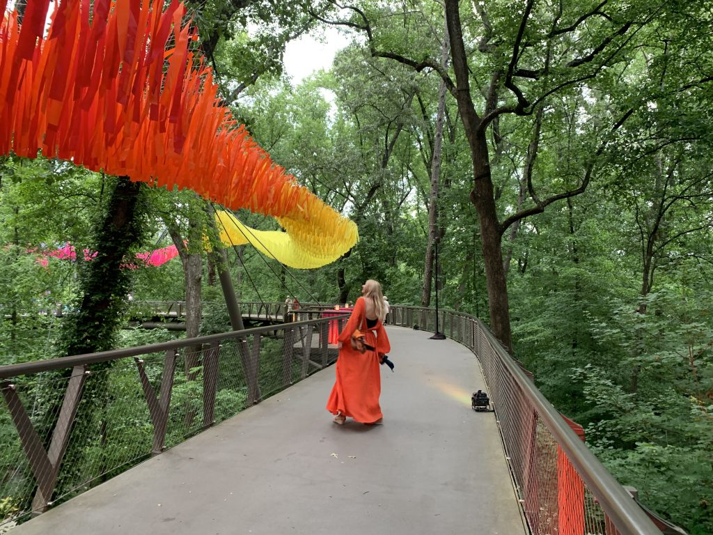 Tijana in Atlanta Botanical Garden skywalk. The Year 2021 Top Post