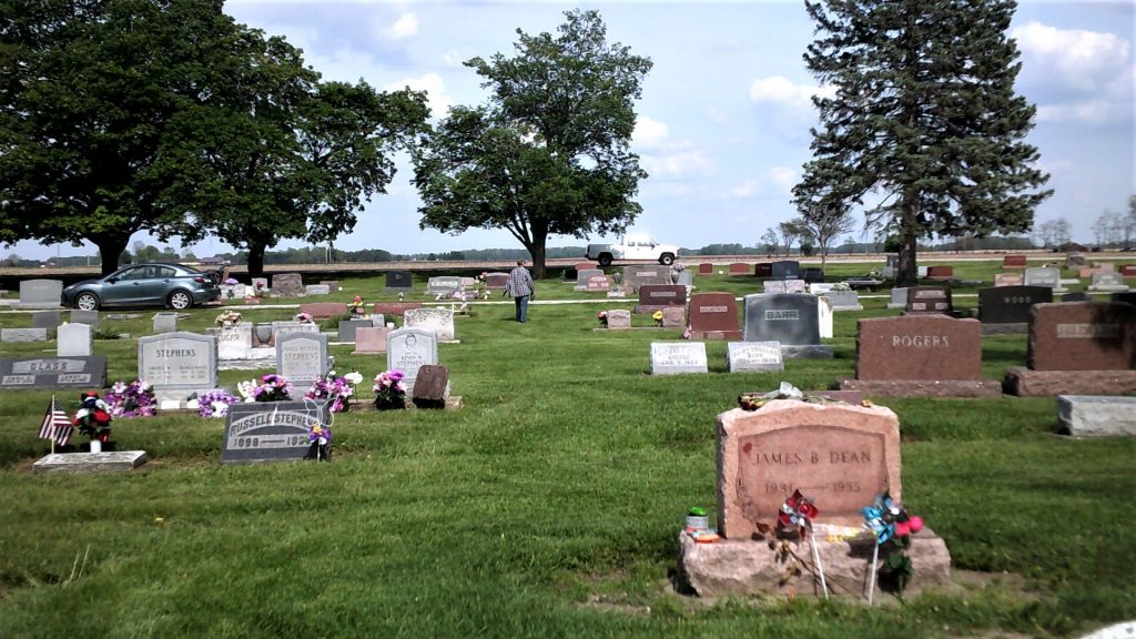 James Dean gravesite in Indiana