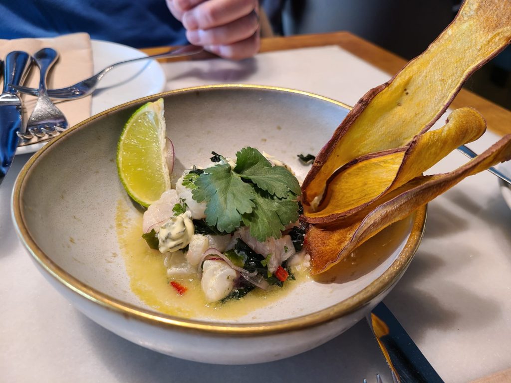 Ceviché in Lisbon.